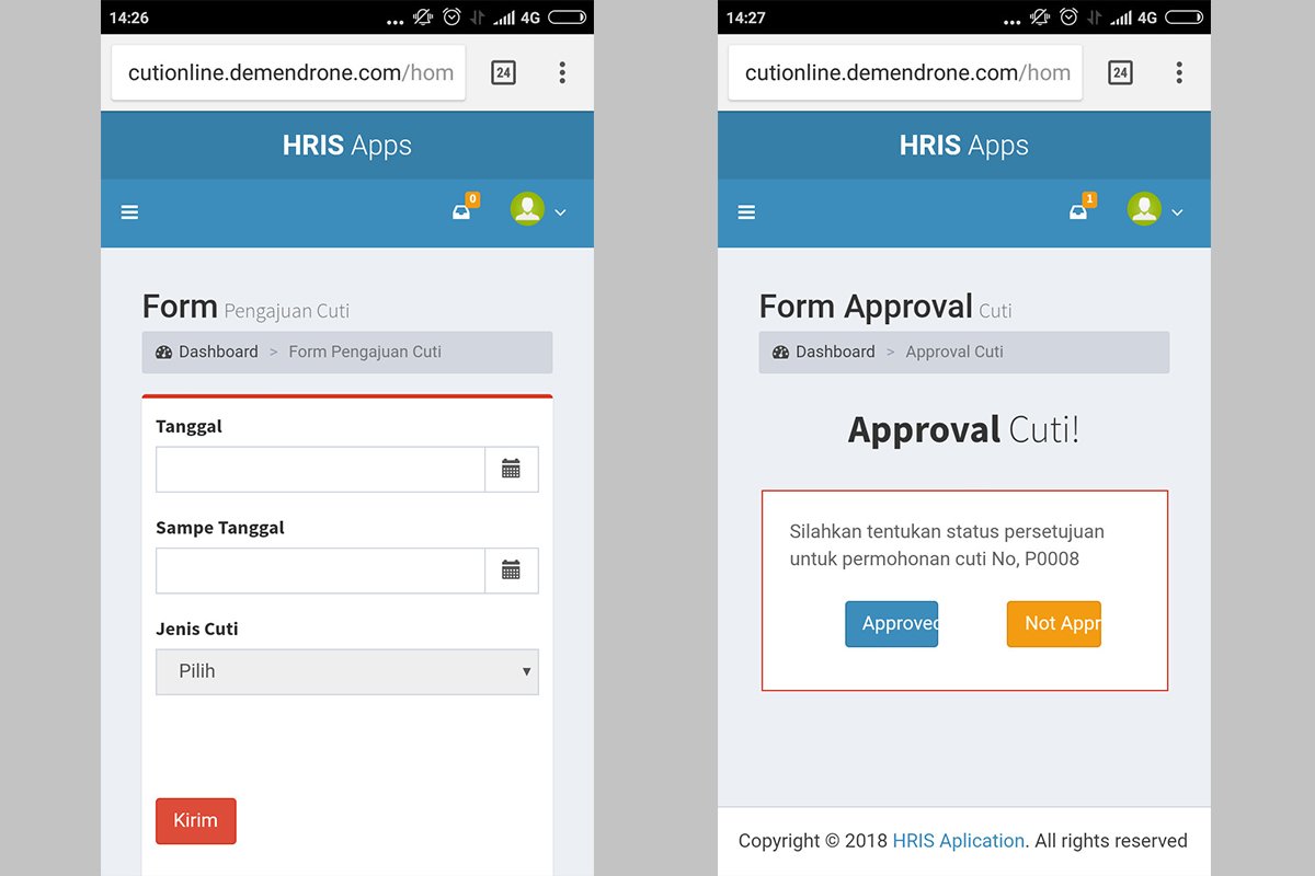 Cuti Izin Approval